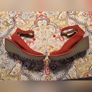 Fly London Yala Sandal (Red) - 39 European